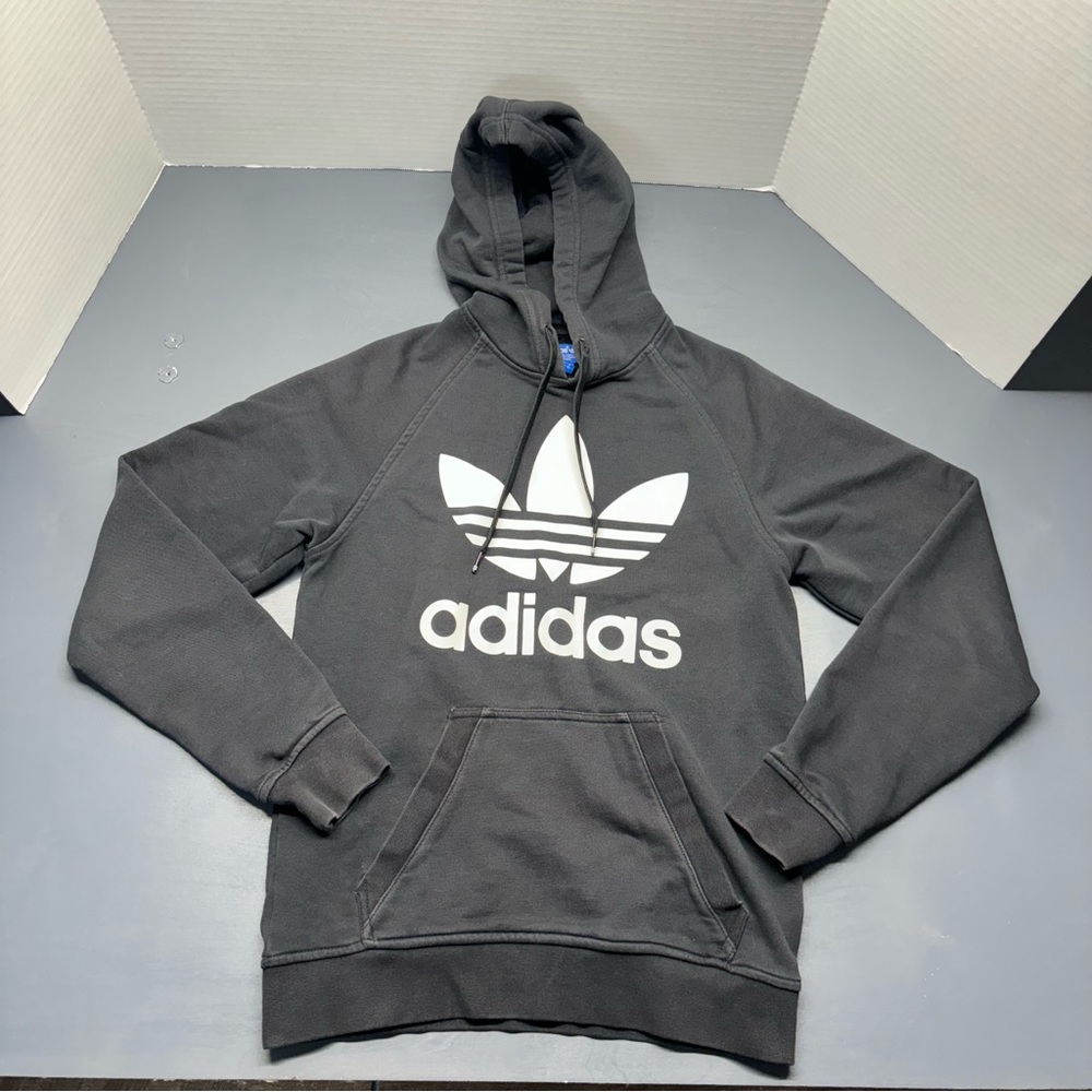 Adidas Trefoil Hoodie Sweatshirt  Women's XSmall Black